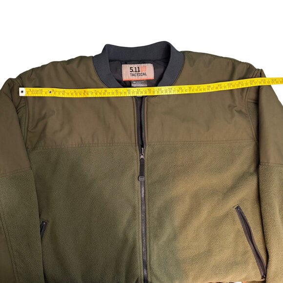 5.11 Tactical Patrol Fleece Jacket Liner - Green - 2XL (48027-890) - Picture 3 of 8